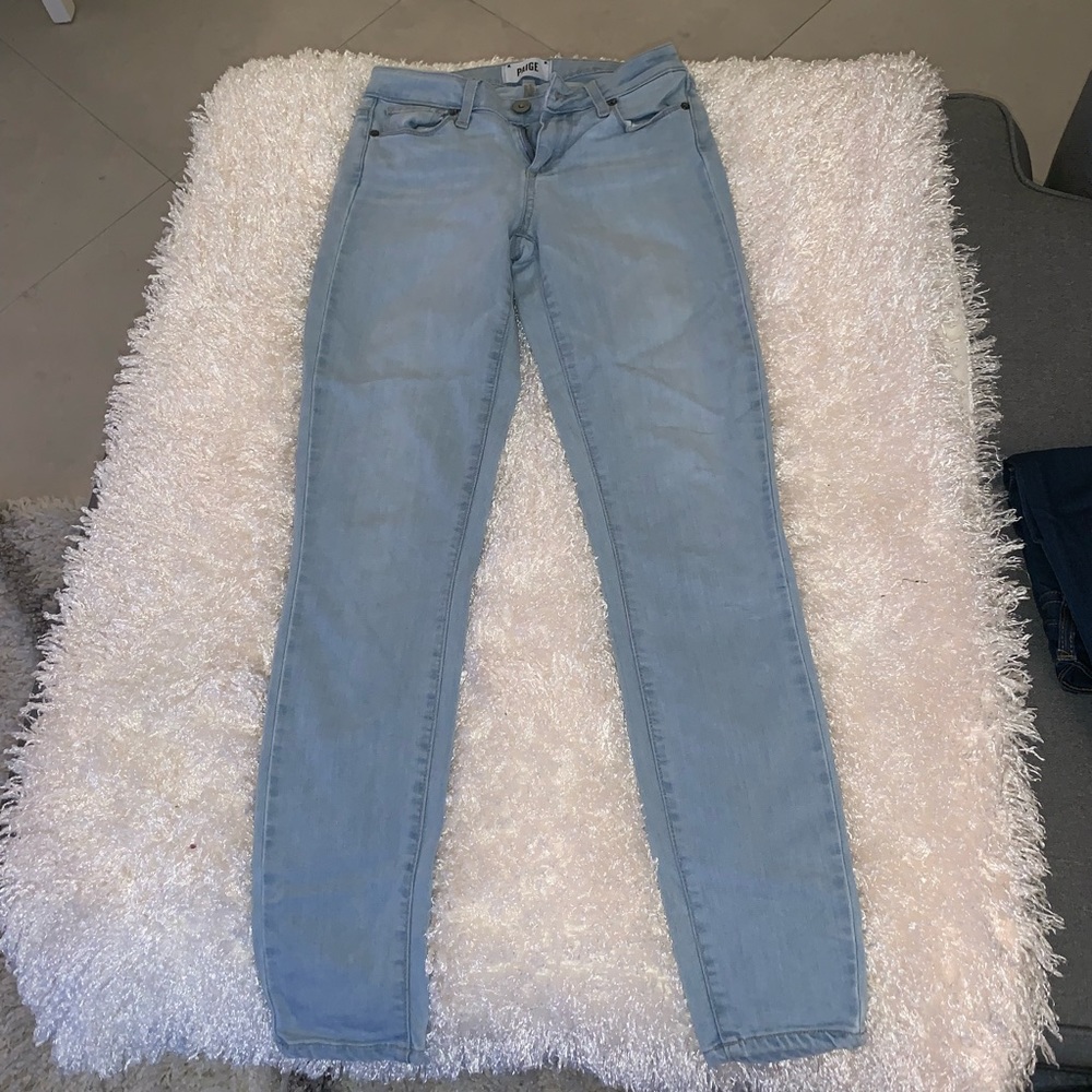 Paige light jeans